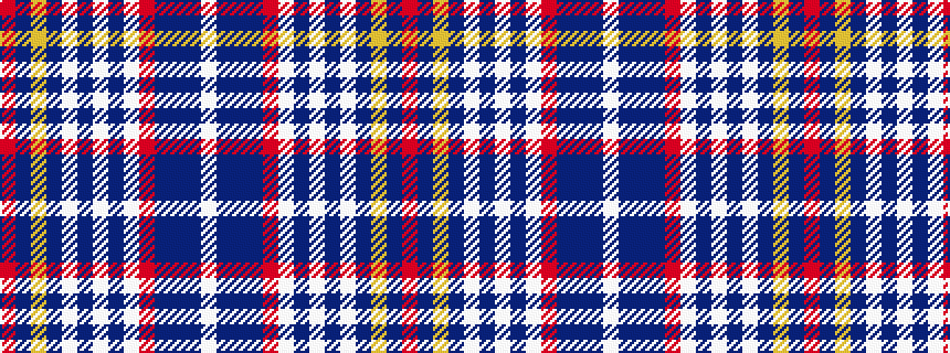 idealised woven sample of pattern RBYBWBWBWRBBBW
