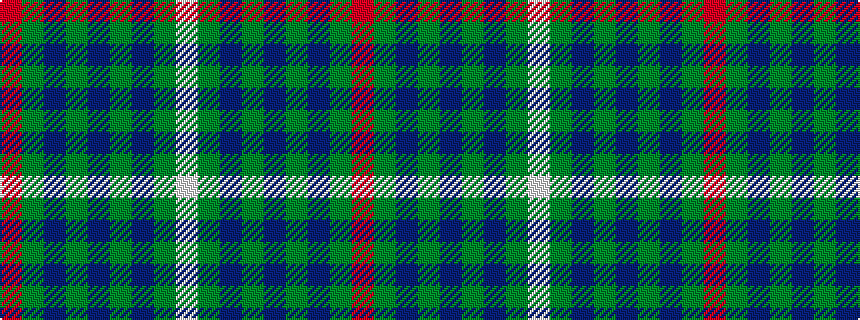 idealised woven sample of pattern RGBGBGBGW