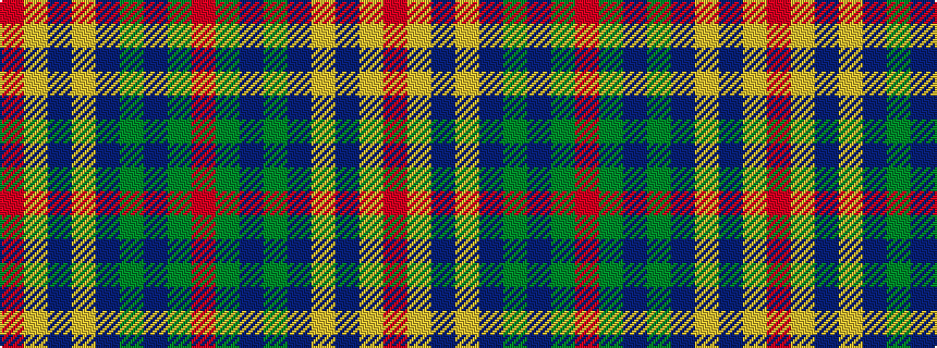 idealised woven sample of pattern RGBGBYBYR