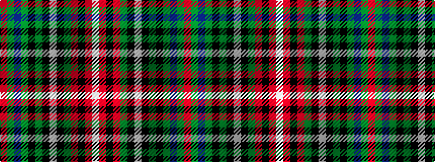 idealised woven sample of pattern RGBGKGKWKGRKRW