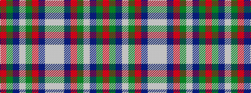 idealised woven sample of pattern RGBWGRBWW