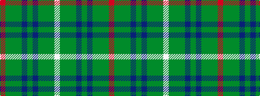 idealised woven sample of pattern RGGGBGBGGGW