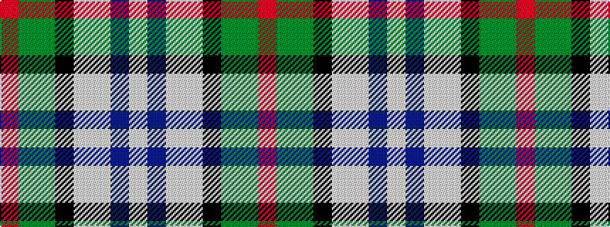 idealised woven sample of pattern RGGKWWBW