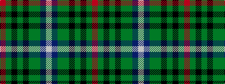 idealised woven sample of pattern RGKGKGGBW