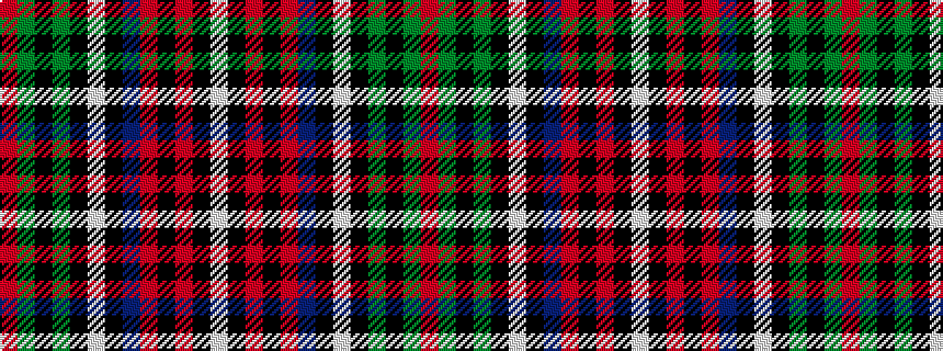 idealised woven sample of pattern RGKGKWKBRKRKW