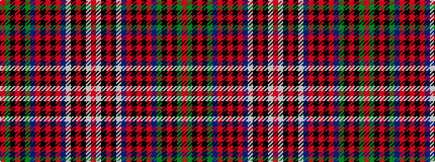 idealised woven sample of pattern RGKRKGBRKRKRBWKRKWR