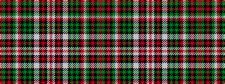 idealised woven sample of pattern RGKRKGWRKGKGKWWKRKWR