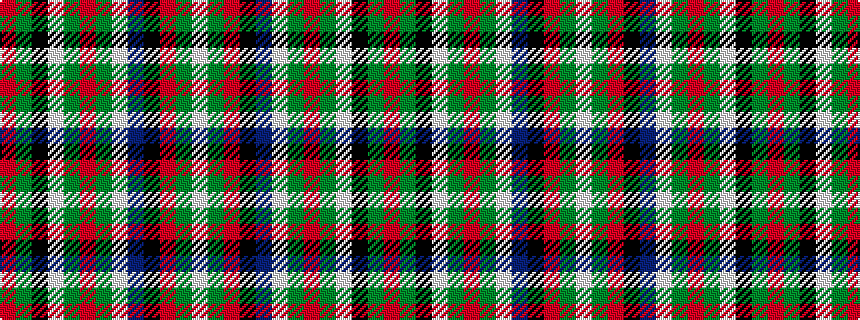 idealised woven sample of pattern RGKWGRGWBKRGW