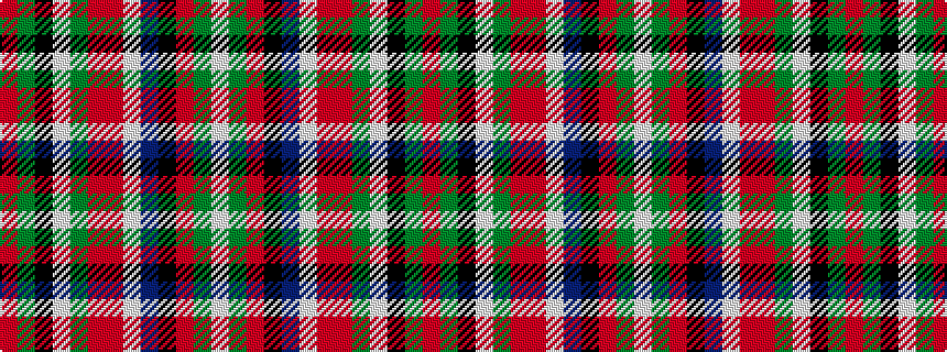 idealised woven sample of pattern RGKWGRRWBKRGW