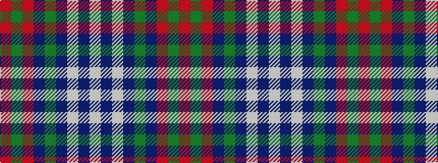 idealised woven sample of pattern RGRBGBWBW