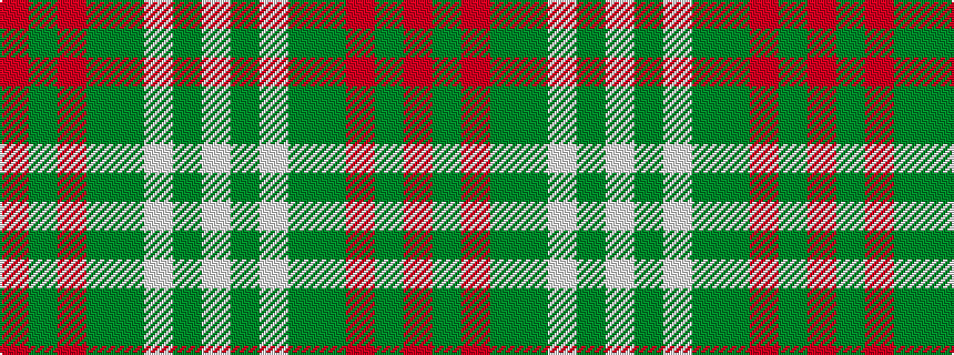 idealised woven sample of pattern RGRGGWGW