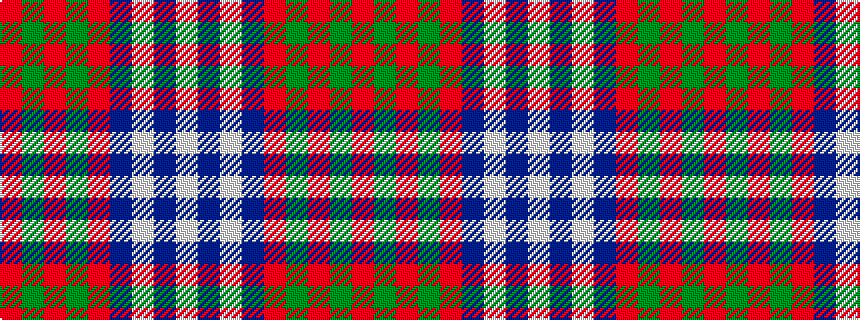 idealised woven sample of pattern RGRGRBWBW