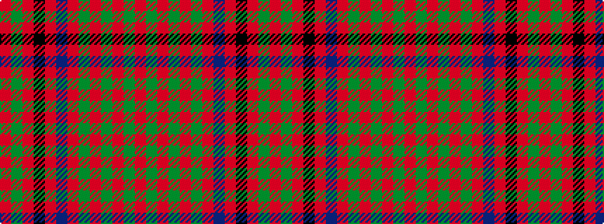 idealised woven sample of pattern RGRGRGRBRKRGR
