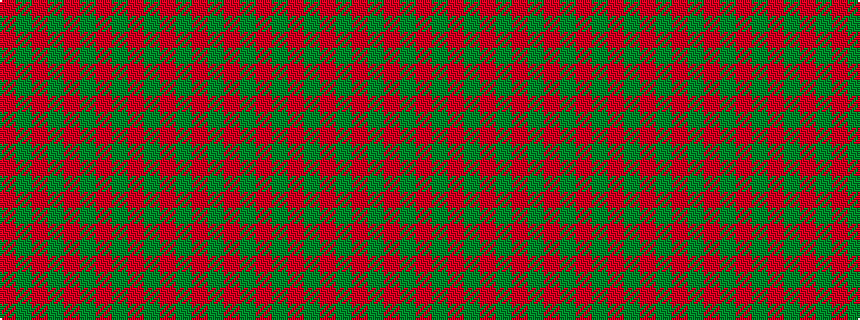 idealised woven sample of pattern RGRGRGRGRGRGR
