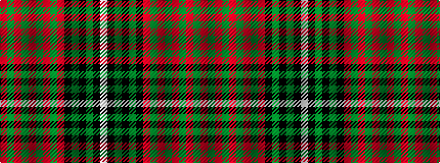 idealised woven sample of pattern RGRGRGRGRKGKGKW