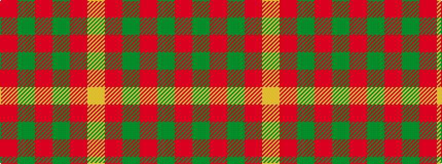 idealised woven sample of pattern RGRGRY