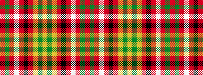 idealised woven sample of pattern RGRWRKRYGY