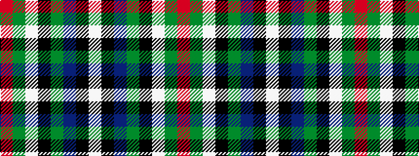 idealised woven sample of pattern RGWKGBKW