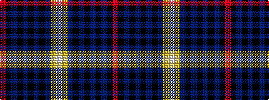 idealised woven sample of pattern RKBKBKBKBYW