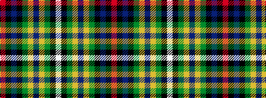 idealised woven sample of pattern RKBKGYBYGKW