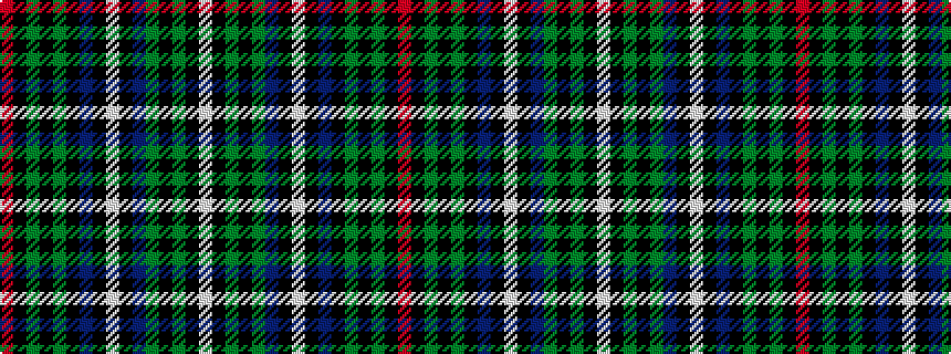 idealised woven sample of pattern RKGKGKBKWKBGKGKW