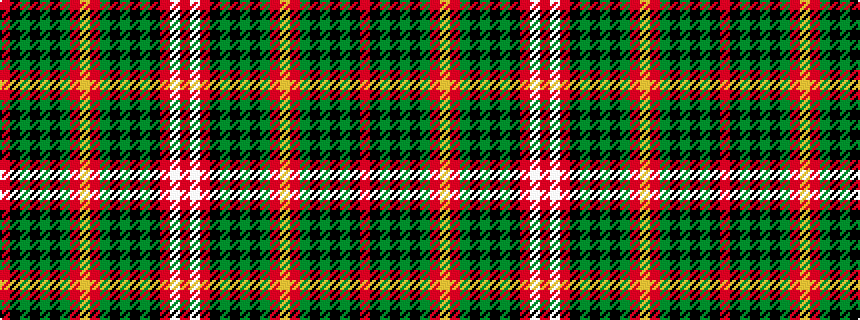 idealised woven sample of pattern RKGKGKGRYRGKGKGKRWR
