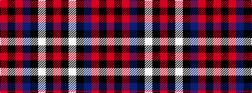 idealised woven sample of pattern RKRBKWKR