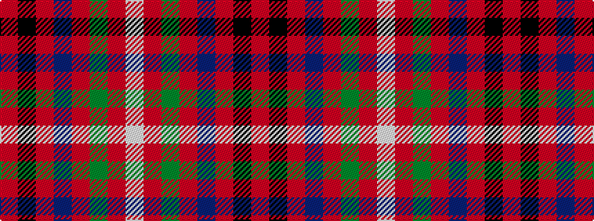 idealised woven sample of pattern RKRBRGRW