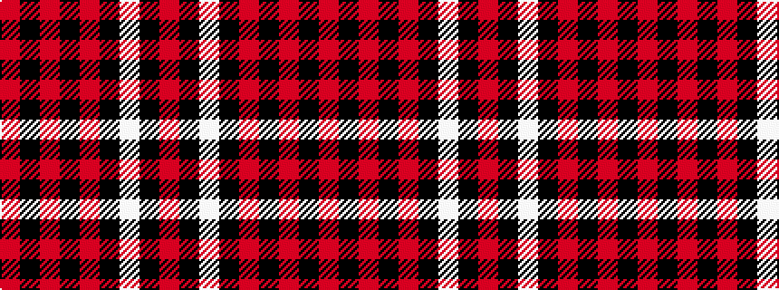 idealised woven sample of pattern RKRKRKWKR