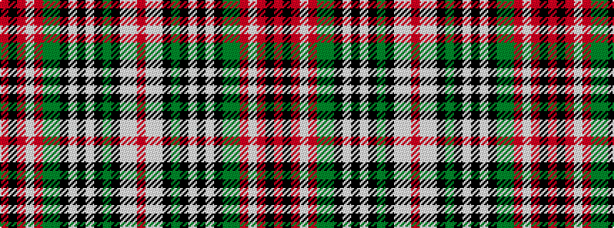 idealised woven sample of pattern RKRWRGGKWKWKGKWWR