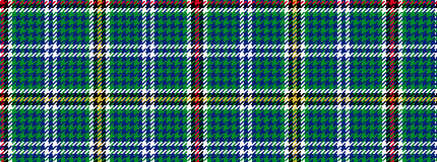 idealised woven sample of pattern RKWGBGBGBGBWBWBGBGBGBGWKY
