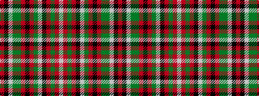 idealised woven sample of pattern RKWGGRKRGWKRGRW