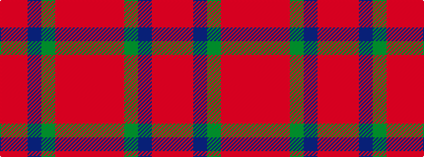 idealised woven sample of pattern RRBGRRR