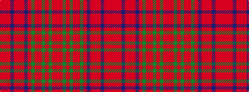 idealised woven sample of pattern RRGRGRRGRBRRRBRRR