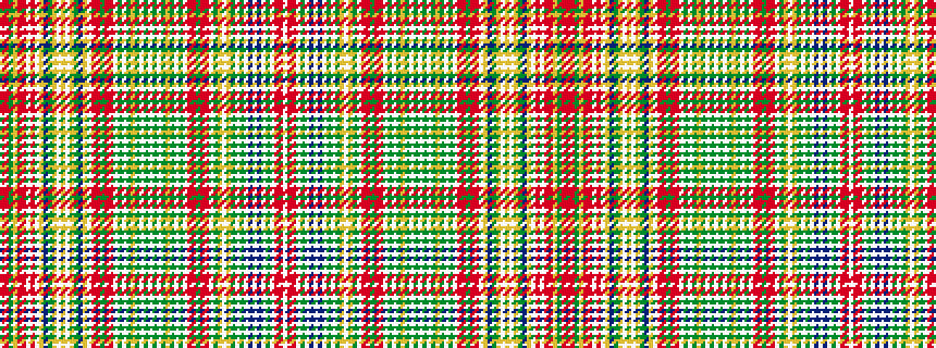 idealised woven sample of pattern RRGYRRWRWYBGYWYWYGBYWRRGRRWGWGYGWGWGWGYGWGWRRGRRWGYWYGWGWBWBWGWRRW