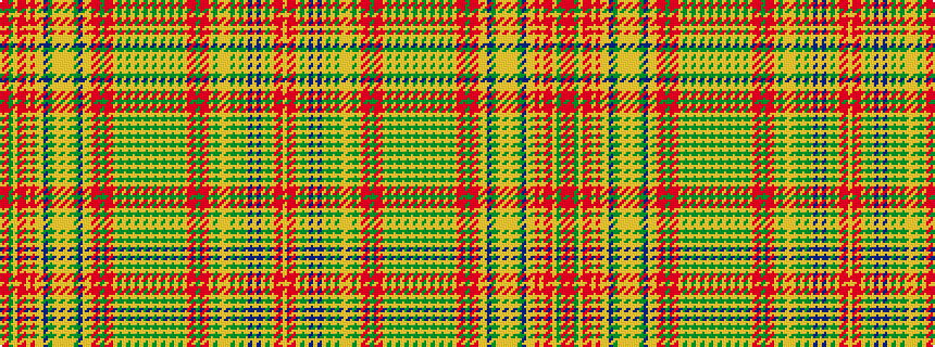 idealised woven sample of pattern RRGYRRYRYYBGYYYYYGBYYRRGRRYGYGYGYGYGYGYGYGYRRGRRYGYYYGYGYBYBYGYRRY