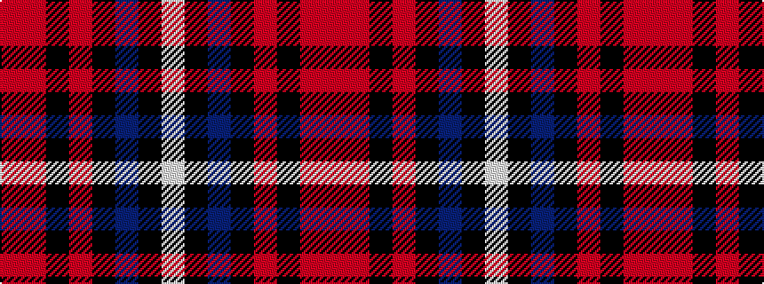 idealised woven sample of pattern RRKRKBKW