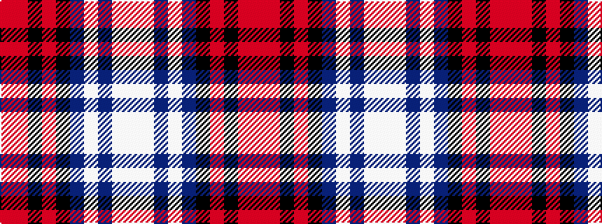 idealised woven sample of pattern RRKRKBWBWW