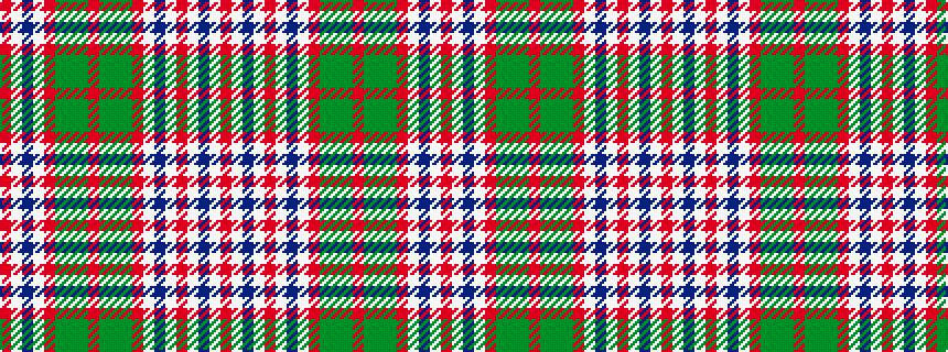 idealised woven sample of pattern RWBWRGGGRGGGRWBWRWBWR