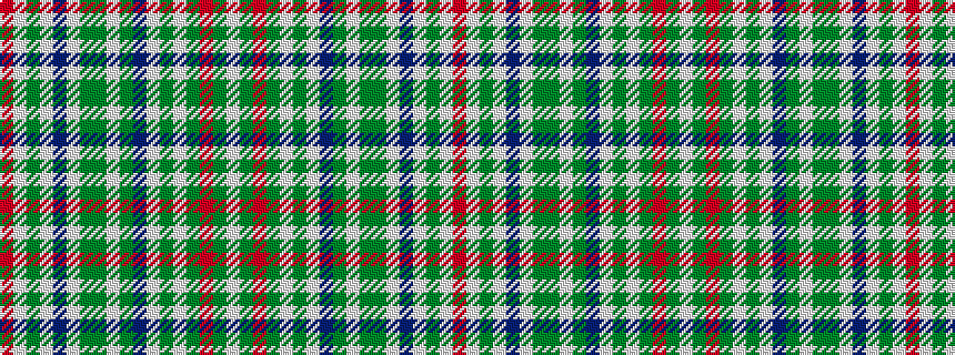 idealised woven sample of pattern RWGWBWGGWGBWGWGRGW