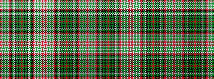 idealised woven sample of pattern RWGWGWRKGWKGKGRGKGKWGKRWGWGWRW