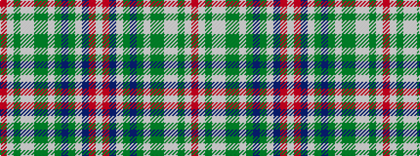 idealised woven sample of pattern RWGWWGGWGBGWBRW