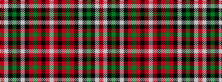 idealised woven sample of pattern RWKGKWKRGRKRW
