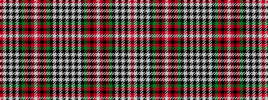 idealised woven sample of pattern RWKWKWKGRKRWRKRGKWKWKW