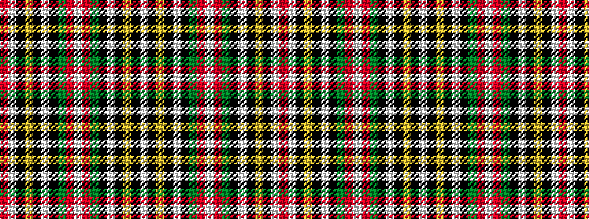 idealised woven sample of pattern RWKYKWKGRWRGKWKYKW