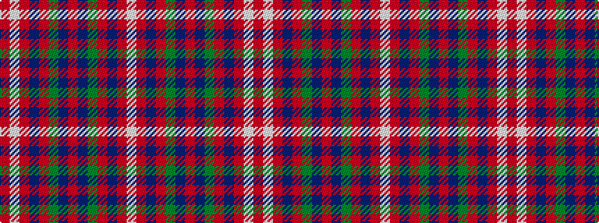 idealised woven sample of pattern RWRBRGBRBGRBRW