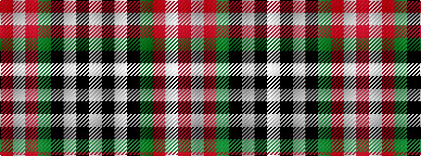 idealised woven sample of pattern RWRGKWKW