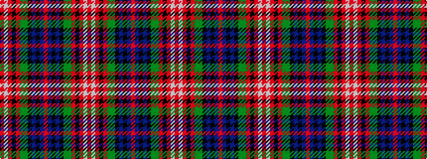 idealised woven sample of pattern RWRKRGGKBKBRBKBKGGRKRWR
