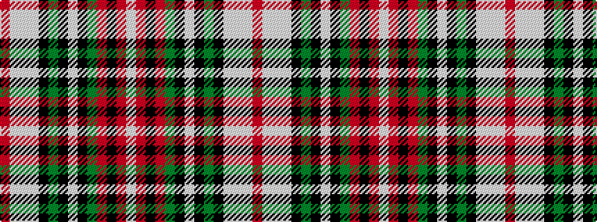 idealised woven sample of pattern RWWWKGKWKGRKRW