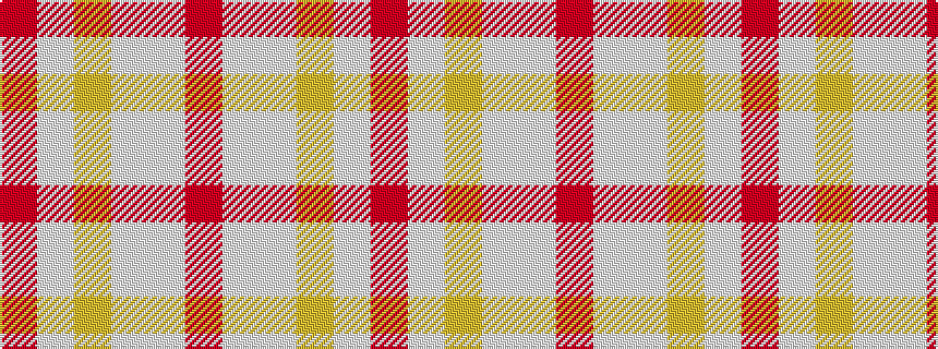 idealised woven sample of pattern RWWYWR